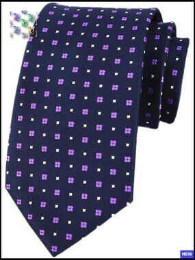 Classic Solid Color Tie Business Casual Attire Soft Ribbed Pattern Necktie